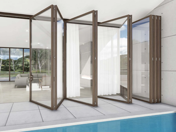 SKYLINE BIFOLD - Wooden patio door by CARMINATI SERRAMENTI - view 2